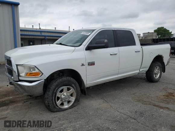 2010 Dodge 2500 SLT with VIN 3D7UT2CL8AG146840, listed as a Copart auction lot 54429695 with 228,032 mi miles and Salvage title. Bid and sale history available at DreamBid. Image 1.