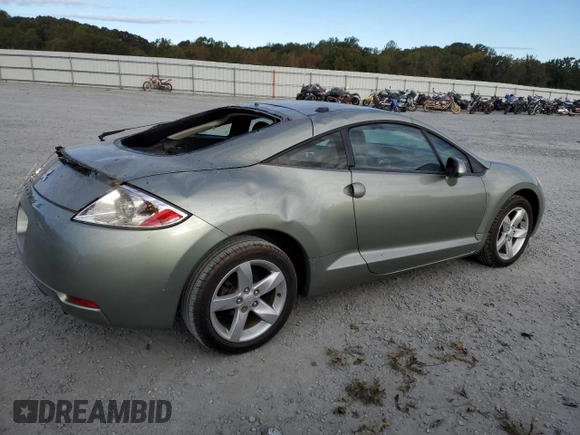 2008 Mitsubishi Eclipse GS with VIN 4A3AK24F08E032158, listed as a Copart auction lot 76334544 with 123,071 mi miles and Salvage Title. Bid and sale history available at carsss.com. Image 3.
