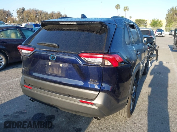 2024 Toyota RAV4 Hybrid XLE Premium with VIN JTMB6RFV0RD141316, listed as a IAAI auction lot 41980384 with 13,270 mi miles and . Bid and sale history available at DreamBid. Image 4.