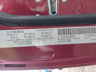 2018 Chrysler 300 with VIN 2C3CCABG0JH296028, listed as a IAAI auction lot 41599667 with 96,518 mi miles. Bid and sale history available at carsss.com. Image 9.