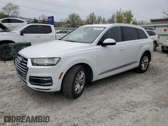 2018 Audi Q7 Premium Plus with VIN WA1LAAF73JD049086, listed as a Copart auction lot 53624345 with 91,958 mi miles and Clean Title. Bid and sale history available at carsss.com. Image 1.