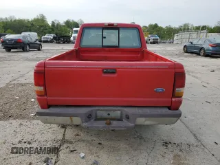 1996 Ford Ranger XL with VIN 1FTCR14U6TPA93172, listed as a Copart auction lot 54744295 with 151,148 mi miles and Salvage title. Bid and sale history available at DreamBid. Image 6.