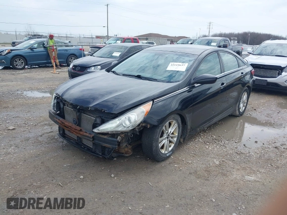 2011 Hyundai Sonata GLS with VIN 5NPEB4AC6BH015107, listed as a IAAI auction lot 42119637 with 321,079 mi miles. Bid and sale history available at carsss.com. Image 2.