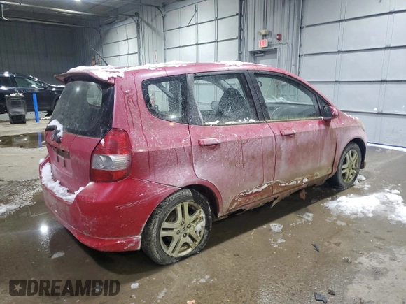 2007 Honda Fit Sport with VIN JHMGD37607S001354, listed as a Copart auction lot 45684445 with 203,204 mi miles and Clean Title. Bid and sale history available at carsss.com. Image 3.