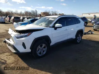 2022 Toyota RAV4 XLE with VIN 2T3P1RFV2NC274355, listed as a Copart auction lot 43070195 with 43,054 mi miles and Salvage Title. Bid and sale history available at carsss.com. Image 1.