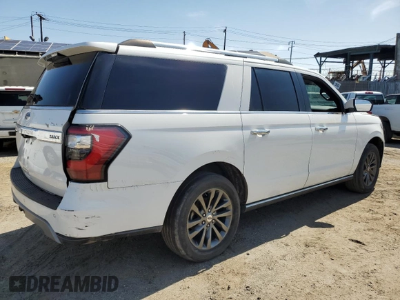 2020 Ford Expedition Max Limited z VIN 1FMJK2AT2LEA88717, wystawiony jako Copart lot #49254215 z przebiegiem Nie podano mil oraz Szkoda całkowita • Salvage title. Historia ofert i sprzedaży dostępna na DreamBid. Obrazek 3.