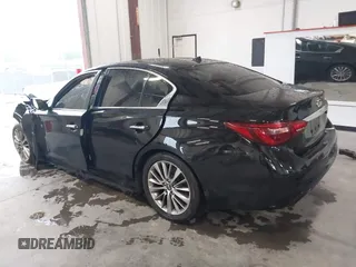 2019 Infiniti Q50 3.0t LUXE with VIN JN1EV7AP1KM512392, listed as a IAAI auction lot 40055915 with 103,485 mi miles. Bid and sale history available at carsss.com. Image 3.