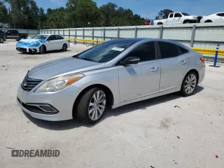 2016 Hyundai Azera Limited with VIN KMHFH4JG3GA550444, listed as a Copart auction lot 57949925 with 70,818 mi miles and Salvage title. Bid and sale history available at DreamBid. Image 1.