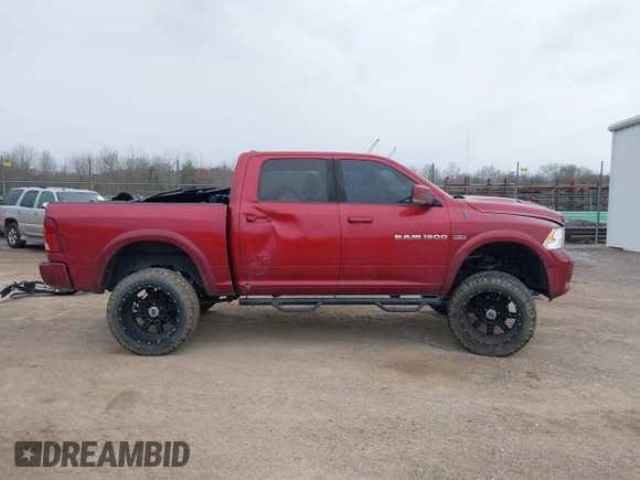 2011 Dodge 1500 SLT with VIN 1D7RV1CTXB5651217, listed as a IAAI auction lot 41424680 with 133,271 mi miles and . Bid and sale history available at carsss.com. Image 13.