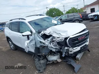 2022 GMC Terrain SLE with VIN 3GKALTEV7NL114058, listed as a IAAI auction lot 42319216 with 15,695 mi miles and . Bid and sale history available at DreamBid. Image 1.