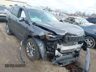 2019 Jeep Cherokee Latitude Plus with VIN 1C4PJMLB2KD101505, listed as a IAAI auction lot 41745058 with 44,112 mi miles and . Bid and sale history available at DreamBid. Image 1.