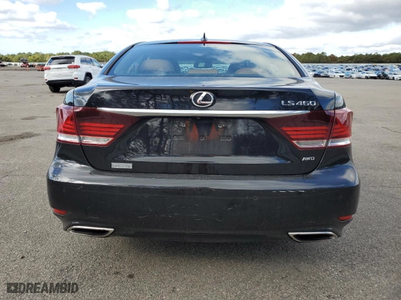 2016 Lexus LS 460 with VIN JTHCL5EF4G5027230, listed as a Copart auction lot 73202794 with 69,110 mi miles and Salvage Title. Bid and sale history available at carsss.com. Image 6.