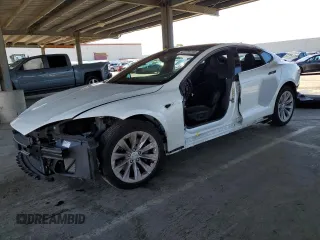 2016 Tesla Model S 70 kWh Battery with VIN 5YJSA1E17GF175094, listed as a Copart auction lot 47779715 with 58,529 mi miles and Salvage Title. Bid and sale history available at carsss.com. Image 1.