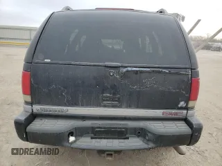 1998 GMC Jimmy SLT with VIN 1GKDT13W1W2540604, listed as a Copart auction lot 44431915 with 0 mi miles and Non Repairable. Bid and sale history available at carsss.com. Image 6.