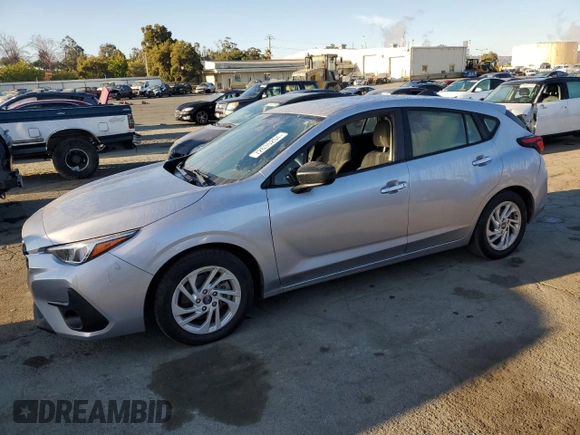 2024 Subaru Impreza with VIN JF1GUABC4R8291266, listed as a Copart auction lot 72635204 with 50,971 mi miles and Salvage Title. Bid and sale history available at carsss.com. Image 1.