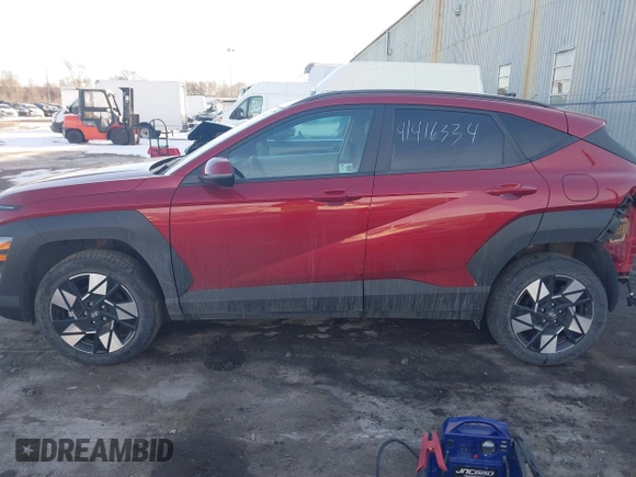 2024 Hyundai Kona SEL with VIN KM8HBCAB4RU077633, listed as a IAAI auction lot 41416334 with 12,781 mi miles. Bid and sale history available at carsss.com. Image 15.