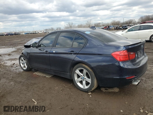 2013 BMW 3 Series 328i xDrive with VIN WBA3B5G58DNS00720, listed as a Copart auction lot 46904615 with 0 mi miles and Salvage Title. Bid and sale history available at carsss.com. Image 2.