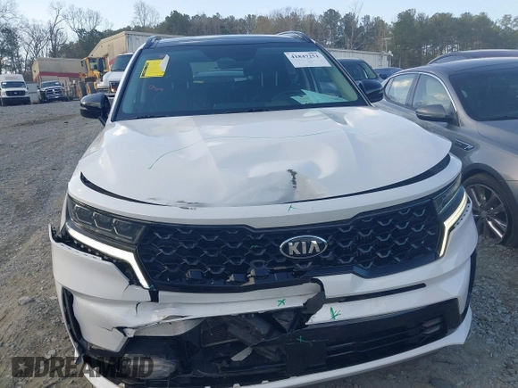 2021 Kia Sorento SX Prestige X-Line with VIN 5XYRKDLF9MG053238, listed as a IAAI auction lot 41847251 with 67,051 mi miles. Bid and sale history available at carsss.com. Image 6.