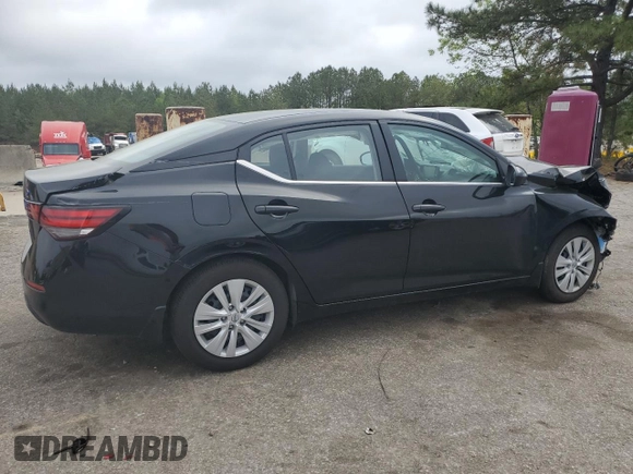2025 Nissan Sentra S z VIN 3N1AB8BV4SY222249, wystawiony jako Copart lot #51528465 z przebiegiem 10 066 mil mil oraz Szkoda całkowita • Salvage title. Historia ofert i sprzedaży dostępna na DreamBid. Obrazek 3.