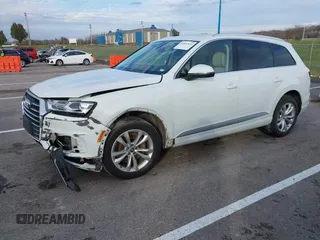 2017 Audi Q7 Premium Plus with VIN WA1LAAF78HD041060, listed as a IAAI auction lot 40892654 with 172,005 mi miles and . Bid and sale history available at DreamBid. Image 21.