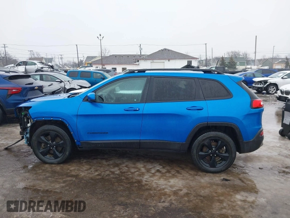 2018 Jeep Cherokee Limited with VIN 1C4PJMDB3JD570003, listed as a IAAI auction lot 41474606 with 56,433 mi miles. Bid and sale history available at carsss.com. Image 15.