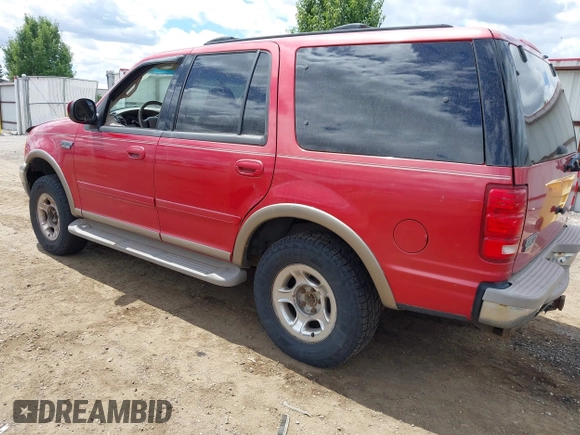2002 Ford Expedition Eddie Bauer with VIN 1FMPU18LX2LA99978, listed as a IAAI auction lot 42692578 with 143,127 mi miles and . Bid and sale history available at DreamBid. Image 3.