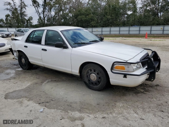 2011 Ford Police Interceptor with VIN 2FABP7BV3BX114168, listed as a Copart auction lot 43499085 with 124,544 mi miles and Salvage Title. Bid and sale history available at carsss.com. Image 4.