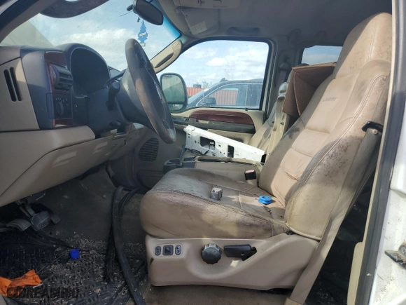 2005 Ford Super Duty F-350 DRW XL with VIN 1FTWW33P85EA54367, listed as a Copart auction lot 43750795 with 263,564 mi miles and Salvage Title. Bid and sale history available at carsss.com. Image 7.