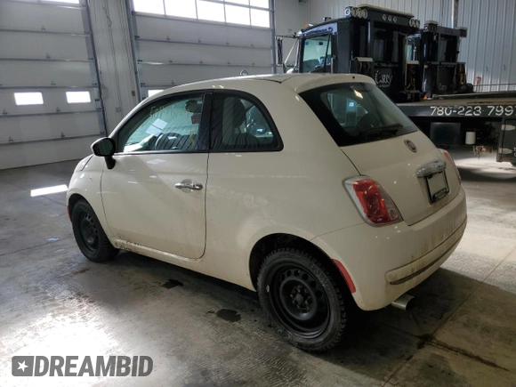 2016 FIAT 500 Pop with VIN 3C3CFFARXGT222011, listed as a Copart auction lot 46491315 with 50,416 mi miles and Salvage Title. Bid and sale history available at carsss.com. Image 2.