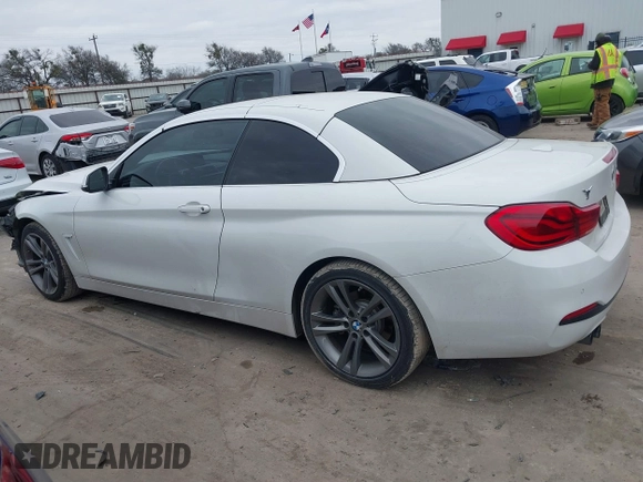 2018 BMW 4 Series 430i with VIN WBA4Z1C59JEC59501, listed as a IAAI auction lot 41588339 with 76,151 mi miles and . Bid and sale history available at carsss.com. Image 15.