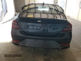 2025 Genesis G70 2.5T with VIN KMTG34SC0SU149185, listed as a Copart auction lot 77649894 with 4,061 mi miles and Non Repairable. Bid and sale history available at carsss.com. Image 6.