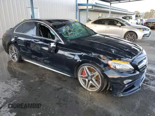 2016 Mercedes-Benz C 63 S AMG with VIN 55SWF8HB2GU113164, listed as a Copart auction lot 43981135 with 36,644 mi miles and Clean title. Bid and sale history available at DreamBid. Image 4.