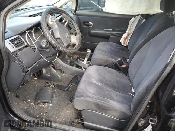 2009 Nissan Versa 1.8 S with VIN 3N1BC11E19L382395, listed as a Copart auction lot 41666375 with 153,899 mi miles and Salvage Title. Bid and sale history available at carsss.com. Image 7.