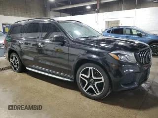 2017 Mercedes-Benz GLS 550 with VIN 4JGDF7DE1HA918632, listed as a Copart auction lot 49930205 with 122,610 mi miles and Salvage title. Bid and sale history available at DreamBid. Image 4.