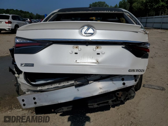 2016 Lexus GS 200t with VIN JTHBA1BLXGA002053, listed as a Copart auction lot 61637355 with 153,757 mi miles and Salvage title. Bid and sale history available at DreamBid. Image 6.