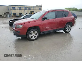 2016 Jeep Compass Sport with VIN 1C4NJCBA8GD568817, listed as a Copart auction lot 52031065 with 120,394 mi miles and Clean Title. Bid and sale history available at DreamBid. Image 1.