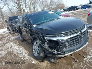 2021 Chevrolet Blazer LT with VIN 3GNKBDRS1MS534046, listed as a IAAI auction lot 41600557 with 67,553 mi miles and . Bid and sale history available at DreamBid. Image 1.