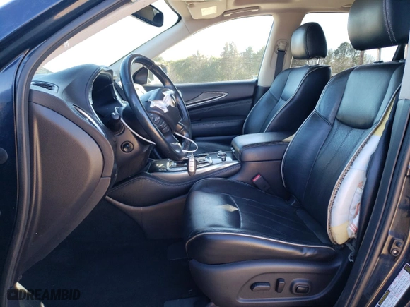 2017 Infiniti QX60 with VIN 5N1DL0MM8HC507580, listed as a Copart auction lot 47793475 with 92,554 mi miles and Salvage Title. Bid and sale history available at carsss.com. Image 7.