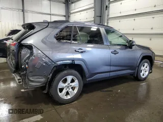 2020 Toyota RAV4 XLE with VIN 2T3P1RFVXLW119614, listed as a Copart auction lot 77139364 with 74,020 mi miles and Salvage Title. Bid and sale history available at carsss.com. Image 3.