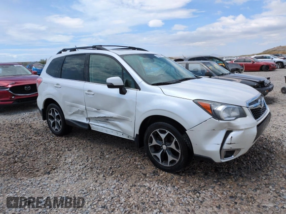 2014 Subaru Forester XT Touring with VIN JF2SJGMC3EH528144, listed as a Copart auction lot 55780445 with 109,361 mi miles and Salvage title. Bid and sale history available at DreamBid. Image 4.