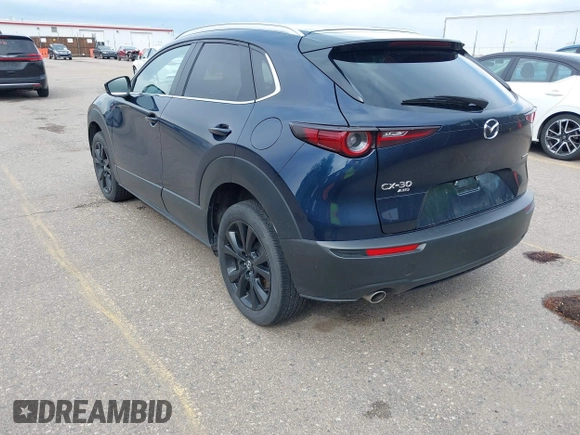 2024 Mazda CX-30 S Select Sport with VIN 3MVDMBBM3RM655084, listed as a IAAI auction lot 42213293 with 27,187 mi miles and . Bid and sale history available at carsss.com. Image 3.