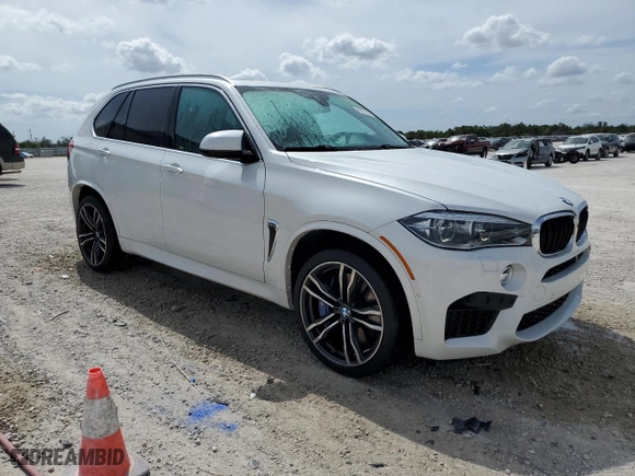 2016 BMW X5 M with VIN 5YMKT6C50G0R78980, listed as a Copart auction lot 45171984 with 74,593 mi miles. Bid and sale history available at carsss.com. Image 4.