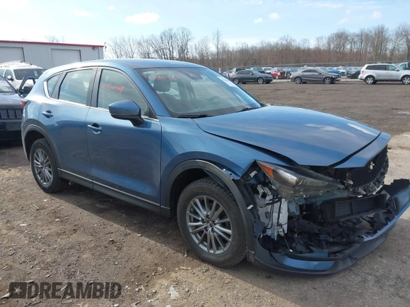 2018 Mazda CX-5 Sport with VIN JM3KFBBM0J0331656, listed as a IAAI auction lot 41966948 with 117,213 mi miles. Bid and sale history available at carsss.com. Image 1.