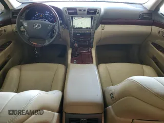 2008 Lexus LS 460 with VIN JTHBL46F485068592, listed as a Copart auction lot 60266575 with 137,014 mi miles and Salvage title. Bid and sale history available at DreamBid. Image 8.