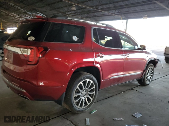 2021 GMC Acadia Denali with VIN 1GKKNPLS5MZ111584, listed as a Copart auction lot 83353144 with 24,655 mi miles and Salvage Title. Bid and sale history available at carsss.com. Image 3.