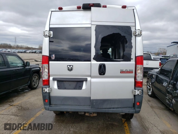 2015 Ram ProMaster Cargo with VIN 3C6TRVDG0FE512890, listed as a Copart auction lot 46890874 with 147,963 mi miles and Salvage Title. Bid and sale history available at DreamBid. Image 6.