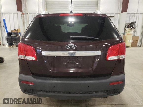 2012 Kia Sorento LX with VIN 5XYKTDA61CG303927, listed as a Copart auction lot 54565375 with 249,478 mi miles and Clean Title. Bid and sale history available at carsss.com. Image 6.