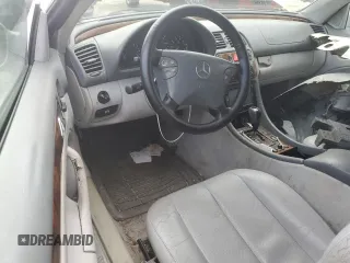 2003 Mercedes-Benz CLK-Class 3.2L with VIN WDBLK65G23T134316, listed as a Copart auction lot 71629614 with 141,239 mi miles and Salvage Title. Bid and sale history available at carsss.com. Image 8.