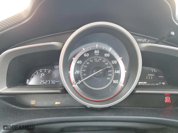 2016 Mazda Mazda3 i Touring with VIN JM1BM1W73G1291475, listed as a Copart auction lot 45590995 with 252,770 mi miles and Salvage Title. Bid and sale history available at carsss.com. Image 9.