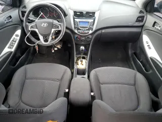 2012 Hyundai Accent SE with VIN KMHCU5AE1CU019559, listed as a Copart auction lot 65235685 with 119,556 mi miles and Salvage title. Bid and sale history available at DreamBid. Image 8.